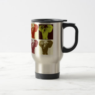 Pop Art Elephant Reisbeker