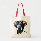 Pop Art Elephant Retro Tote Bag (Voorkant)
