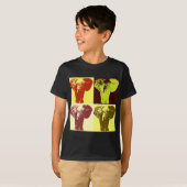 Pop Art Elephant T-shirt (Voorkant volledig)