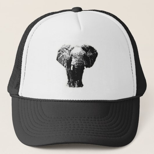 Pop Art Elephant Trucker Pet (Voorkant)