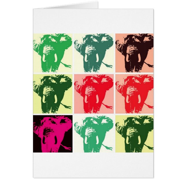 Pop Art Elephants (Voorkant)