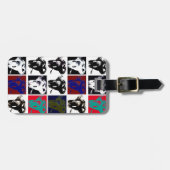 Pop Art Elephants Bagagelabel (Voorkant horizontaal)