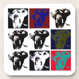 Pop Art Elephants Bier Onderzetter