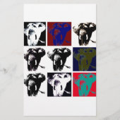 Pop Art Elephants Briefpapier (Voorkant)