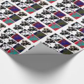 Pop Art Elephants Cadeaupapier (Hoek)