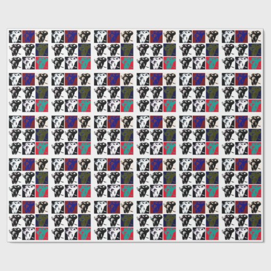 Pop Art Elephants Cadeaupapier (Vlak)