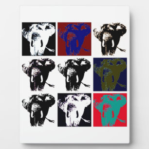 Pop Art Elephants Fotoplaat