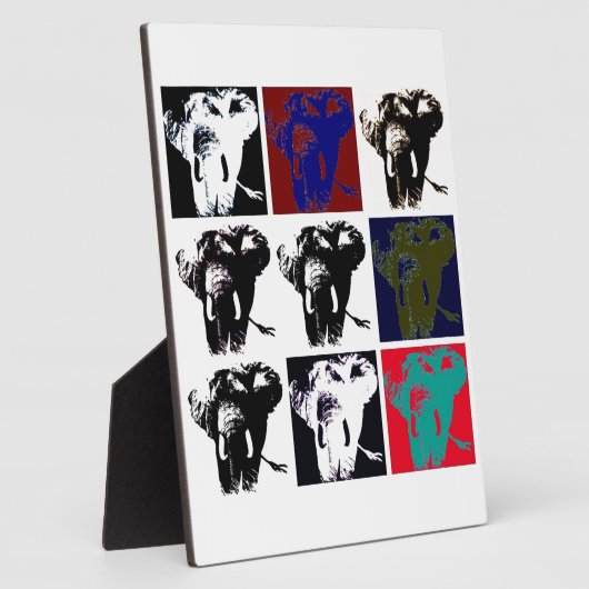 Pop Art Elephants Fotoplaat (Zijkant)
