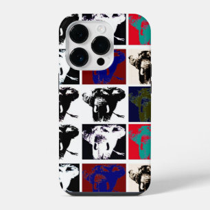 Pop Art Elephants iPhone 14 Plus Hoesje
