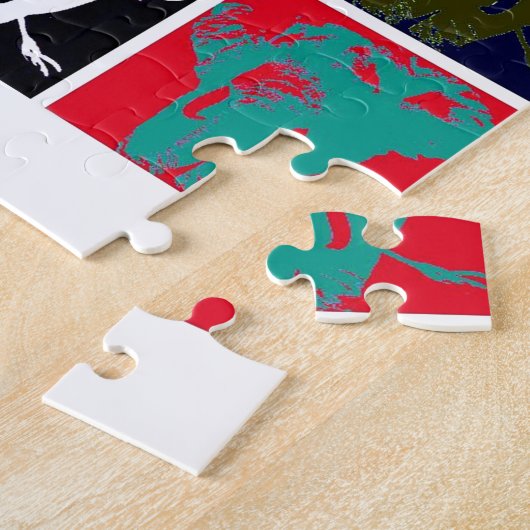 Pop Art Elephants Legpuzzel (Zijkant)
