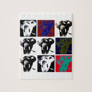 Pop Art Elephants Legpuzzel