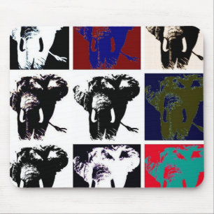 Pop Art Elephants Muismat