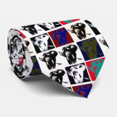 Pop Art Elephants Stropdas (Opgerold)