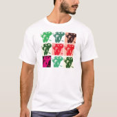 Pop Art Elephants T-shirt (Voorkant)