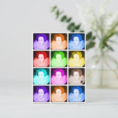 Pop Art Elizabeth I Briefkaart (Staand voorkant)