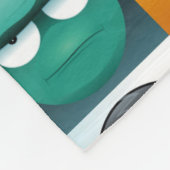 pop art emoji blanket fleece deken (Hoek)