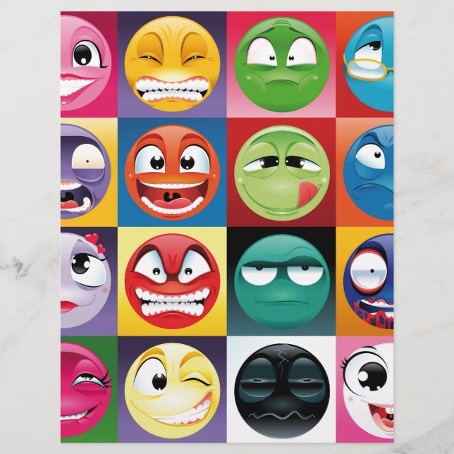 pop art emojis (Voorkant)