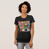 pop art emojis t-shirt (Voorkant volledig)