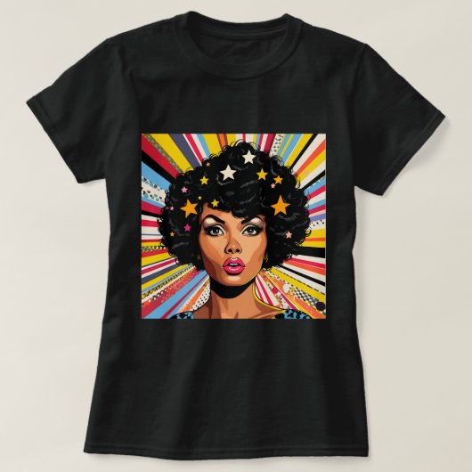 Pop Art Explosion T-shirt (Design voorkant)