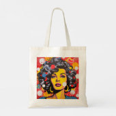 Pop Art Explosion Tote Bag (Achterkant)