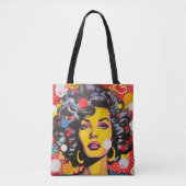 Pop Art Explosion Tote Bag (Voorkant)