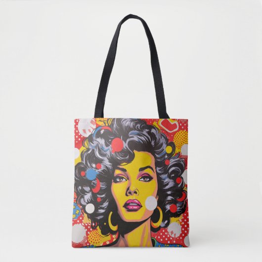 Pop Art Explosion Tote Bag (Voorkant)