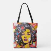 Pop Art Explosion Tote Bag (Achterkant)