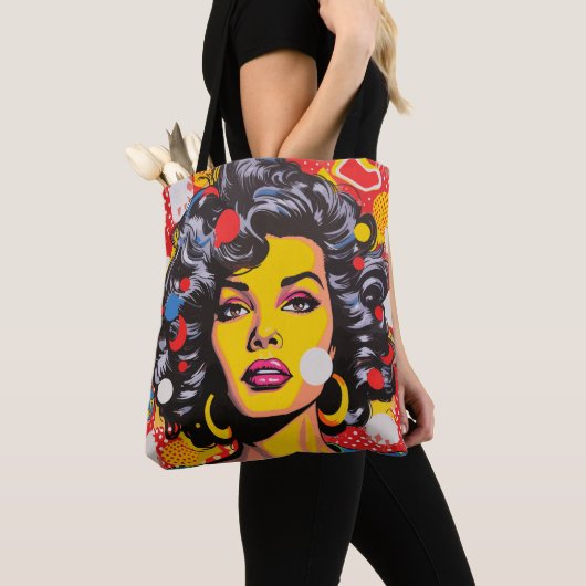 Pop Art Explosion Tote Bag (Dichtbij)