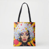 Pop Art Explosion Tote Bag (Voorkant)