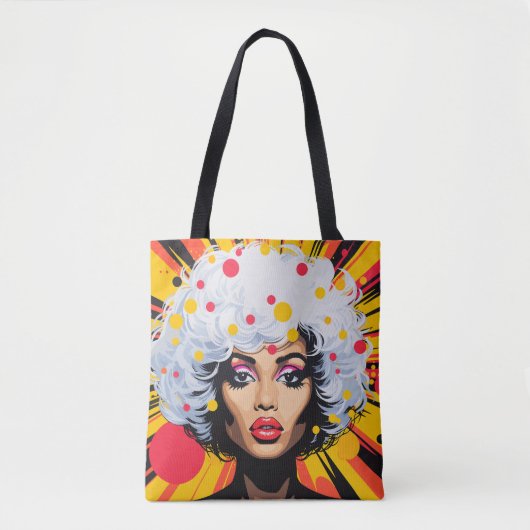 Pop Art Explosion Tote Bag (Voorkant)