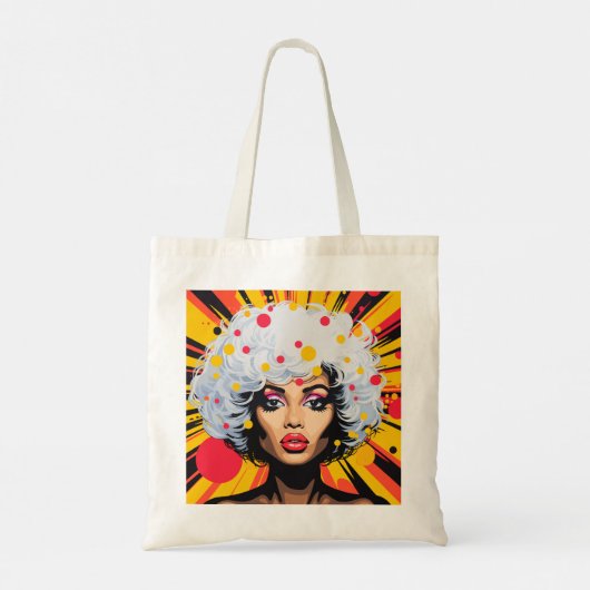 Pop Art Explosion Tote Bag (Achterkant)