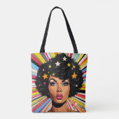 Pop Art Explosion Tote Bag (Achterkant)