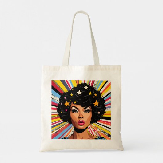 Pop Art Explosion Tote Bag (Achterkant)