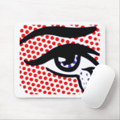 Pop Art Eye Muismat (Met muis)