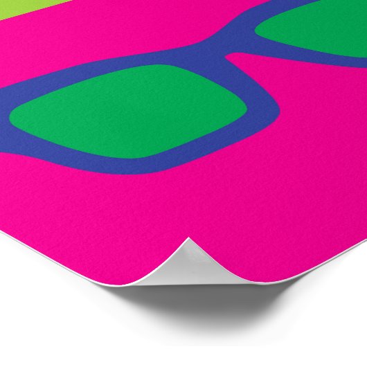 Pop Art Eyeglasses Poster (Hoek)