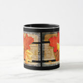 Pop Art Fall Leaves Mok (Midden)