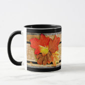 Pop Art Fall Leaves Mok (Links)