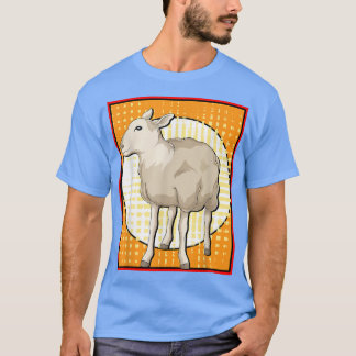 Pop Art Farmer Farming Farm Animal Lover Sheep T-shirt