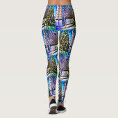 Pop Art Feestdagen Leggings (Achterkant)