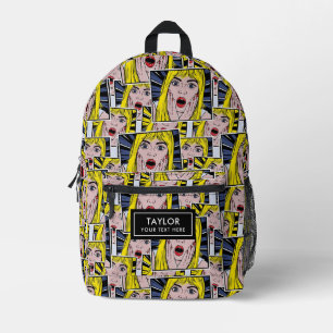 Pop Art Femme Aangepast Bedrukte Rugzak