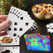 Pop Art Flapper Pokerkaarten (Insitu)