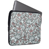 Pop art floral laptop sleeve (Voorkant Rechts)