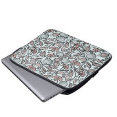 Pop art floral laptop sleeve (Voorkant onderkant)