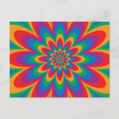 Pop Art Flower Briefkaart (Voorkant)