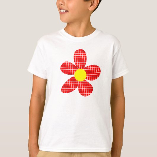 Pop Art Flower - Gepersonaliseerd T-shirt (Voorkant)