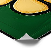 Pop Art Flower Grid Kleurrijke muurkunst Poster (Hoek)