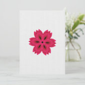 Pop Art Flower Poster | Bold Modern Wall Art Kaart (Staand voorkant)