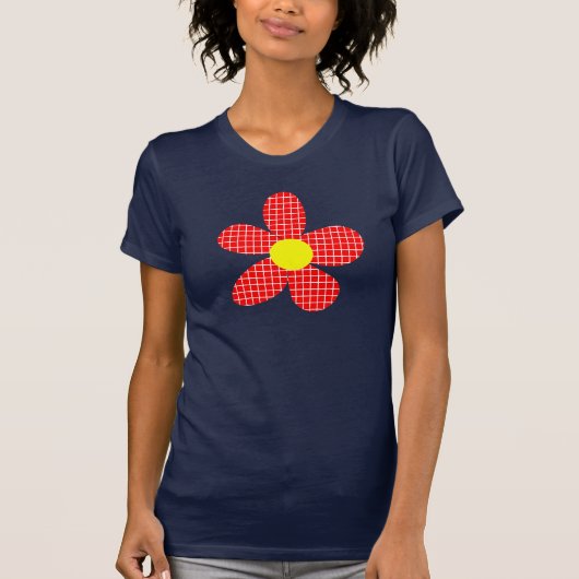 Pop Art Flower T-shirt (Voorkant)
