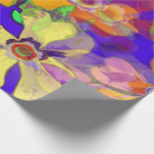 Pop Art Flowers Cadeaupapier (Hoek)
