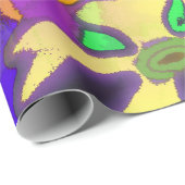 Pop Art Flowers Cadeaupapier (Rol Hoek)